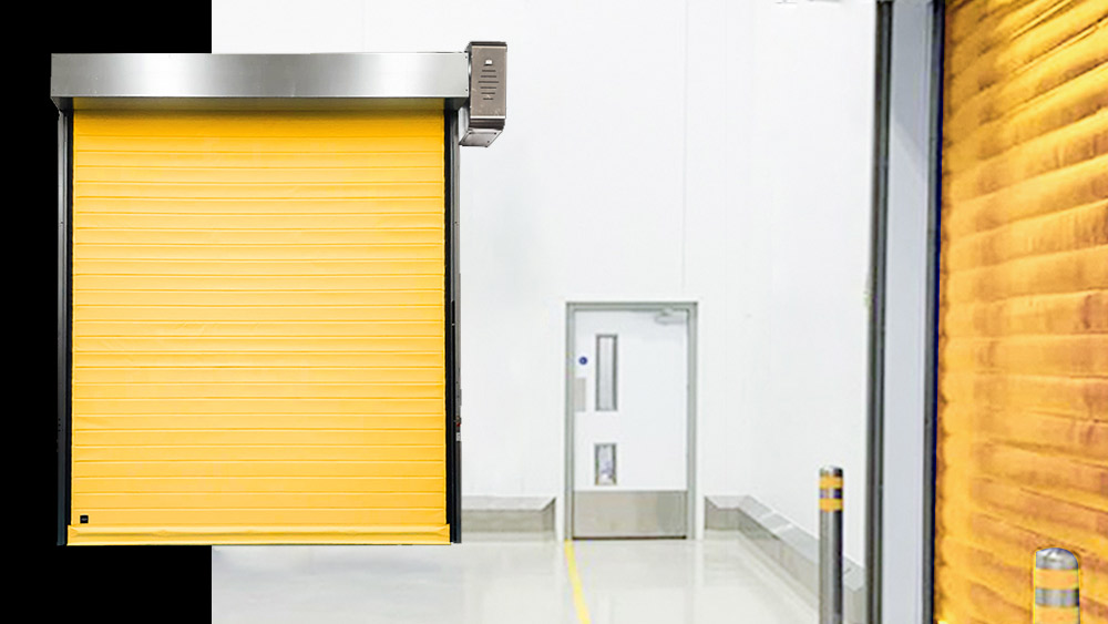 GS Doors (Giesse) rapid roller door for warehouse refrigerator