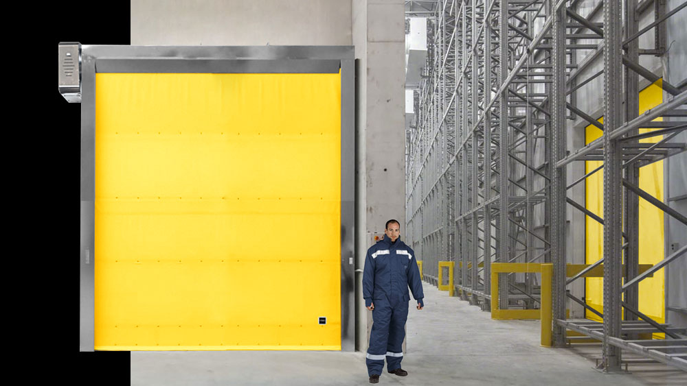 GS Doors (Giesse) cold room rapid roller door for warehouses