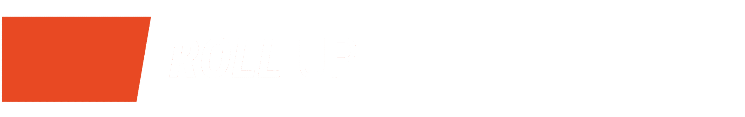 ROLL UP door logo